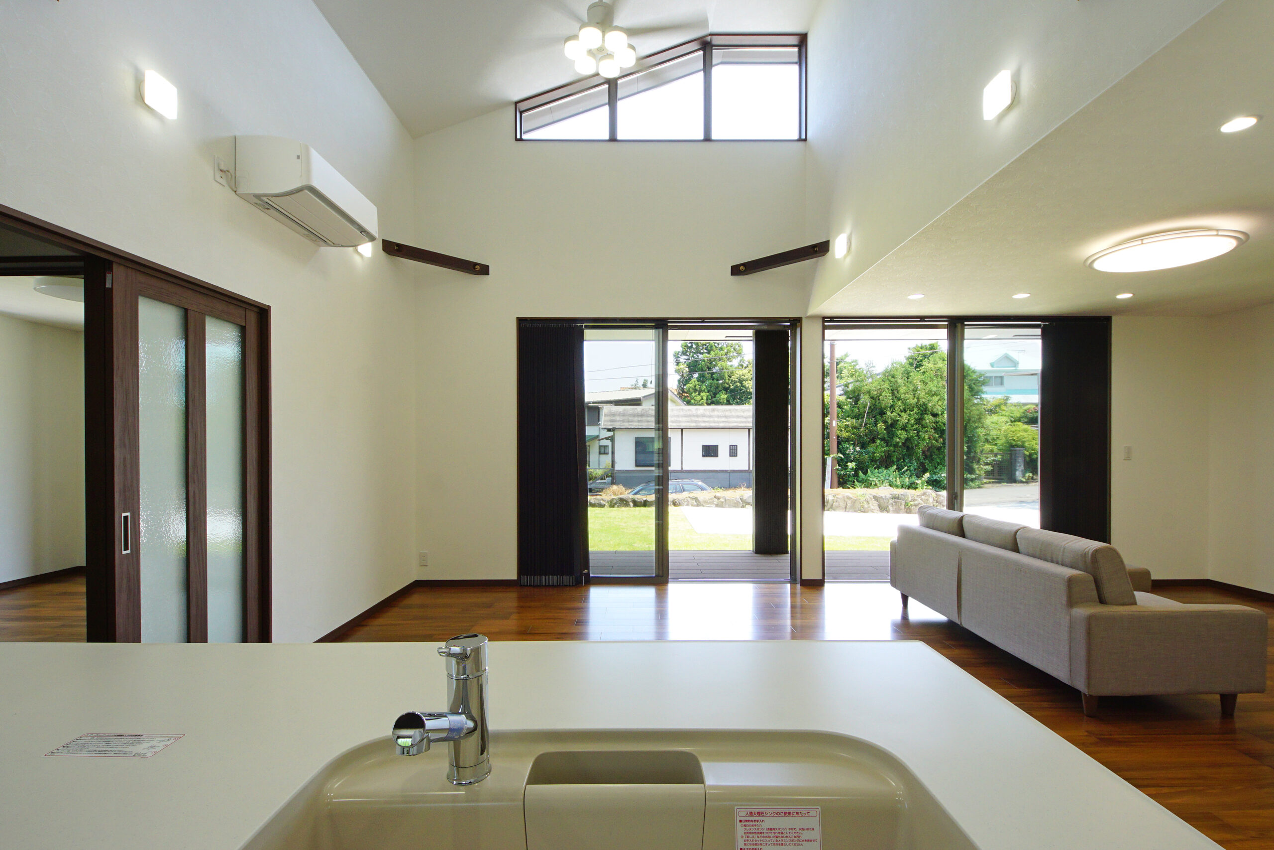 大開口と吹抜けのある"ゆとり"