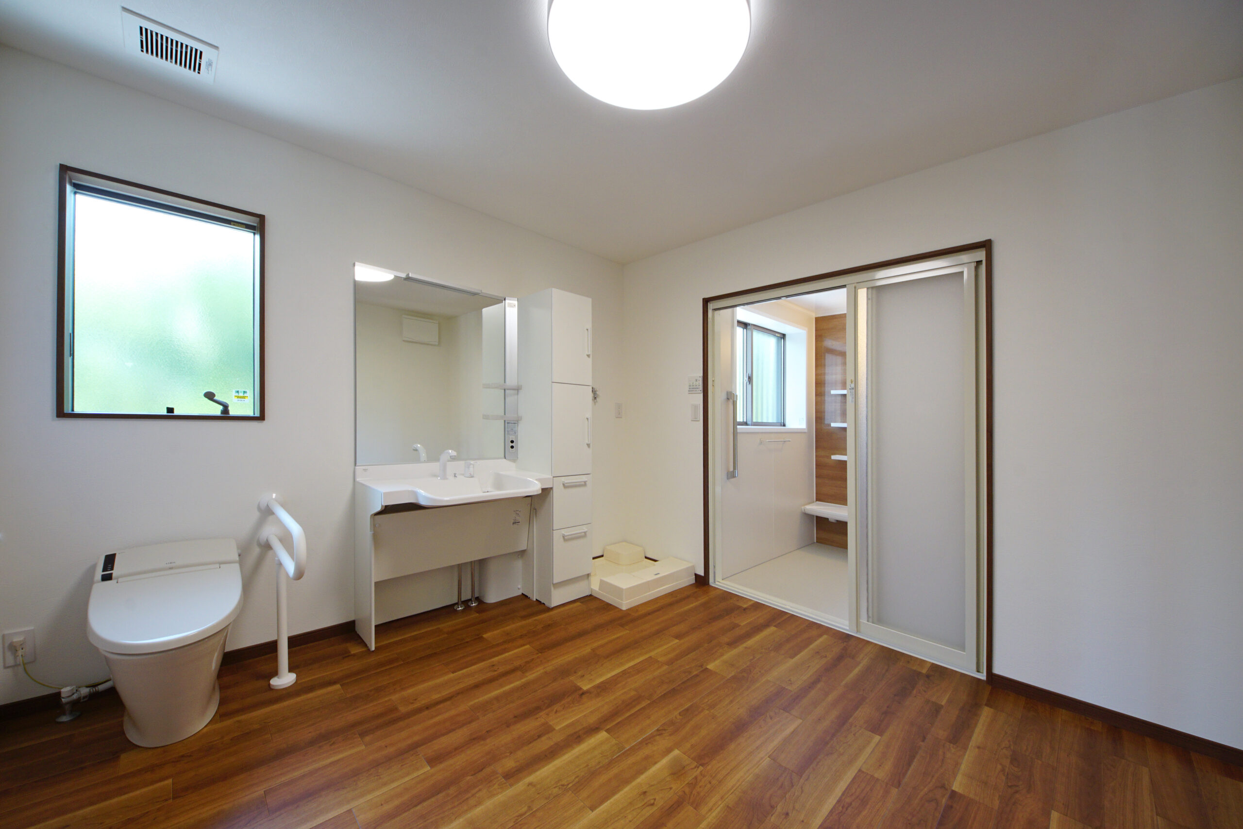 毎日使う水廻りにも"ゆとり"を