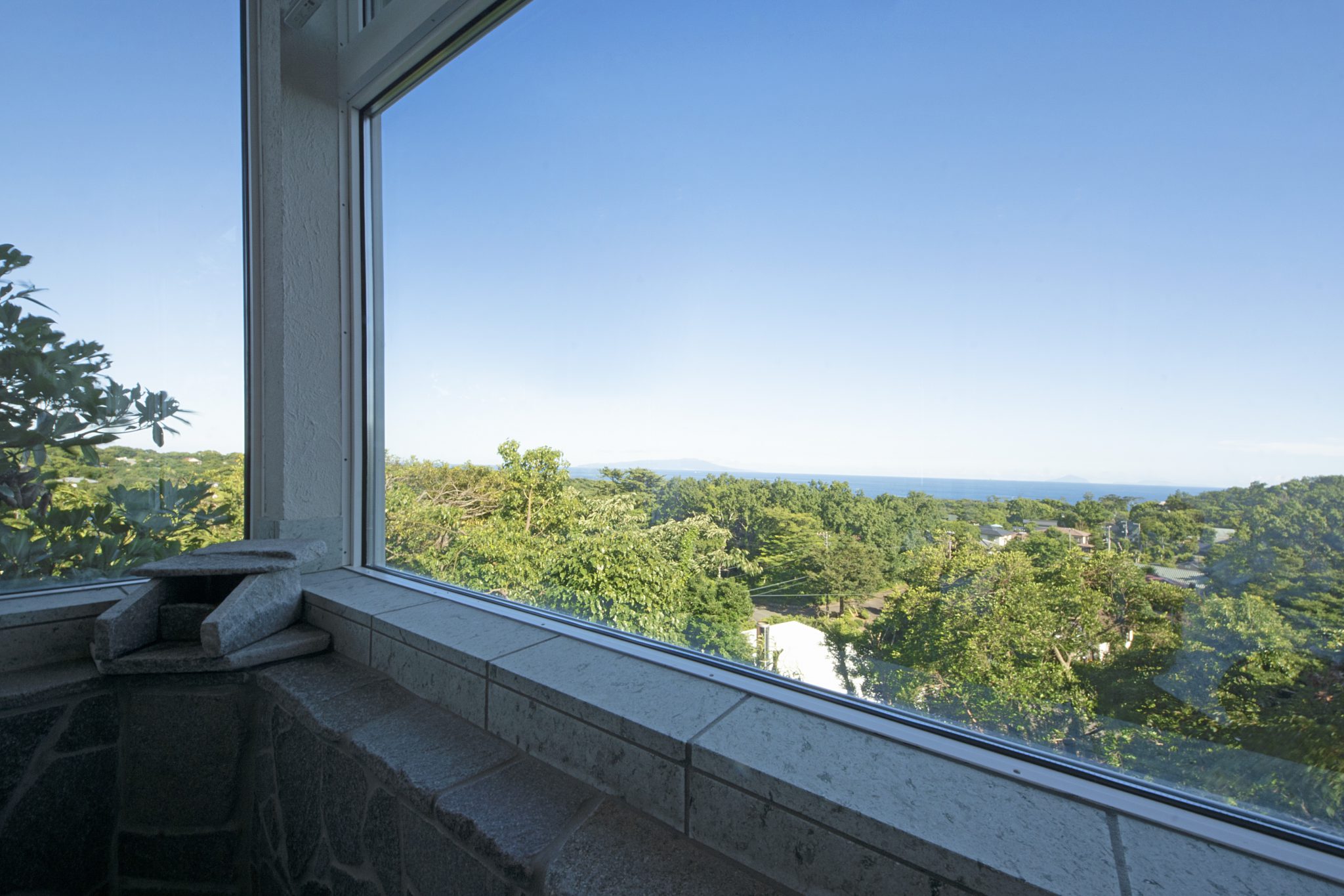 露天風呂並みの開放感