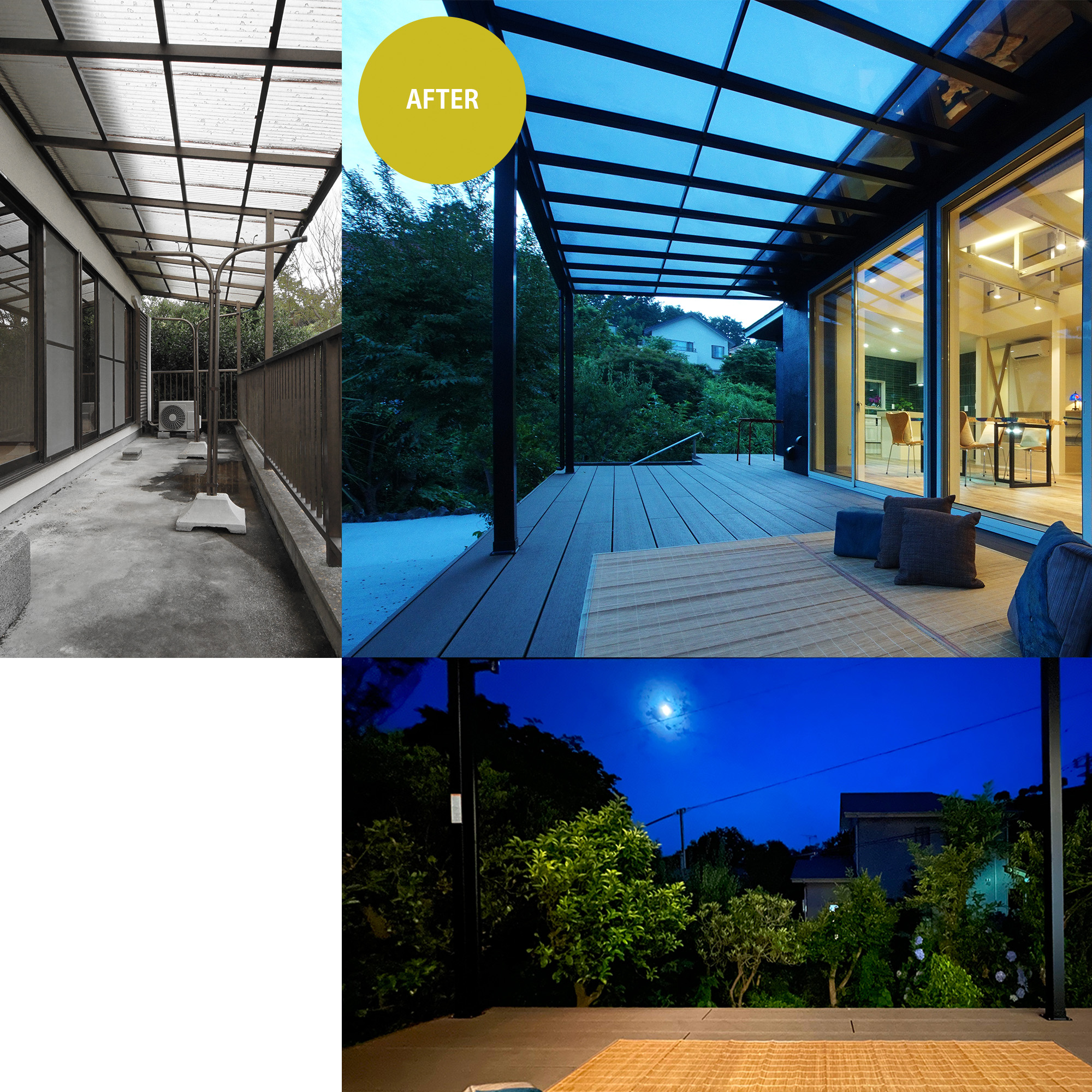 ベランダをアウトドアリビングに