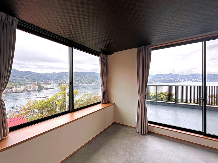 2階からの景色も格別
