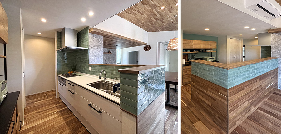 ベビーブルーが映える爽やかな空間