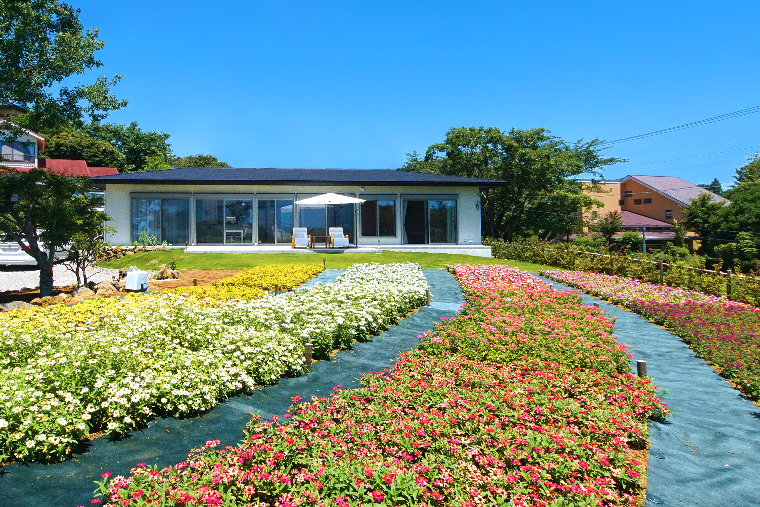 CASE３｜ 地面とつながる、穏やかな住まい